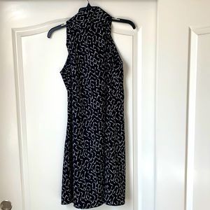 Banana Republic, Midi Dress, Size 4, Black & White